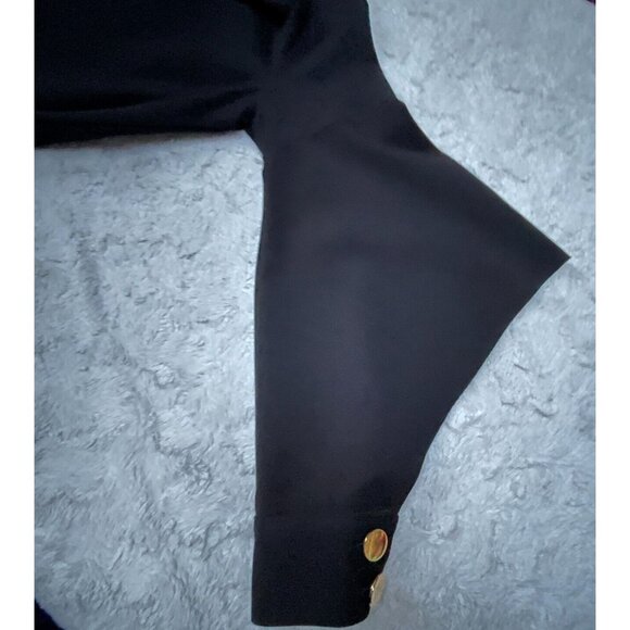 Scapa Lauren Perre Women's Tunic Dress Round Neck Bell Sleeve Medium Black - Picture 8 of 8